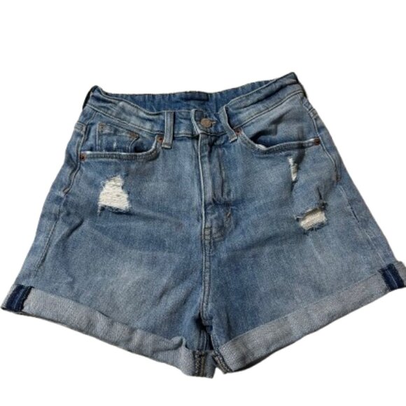 H&M Pants - H & M Distressed Denim Shorts Womens Size US6 EUR36